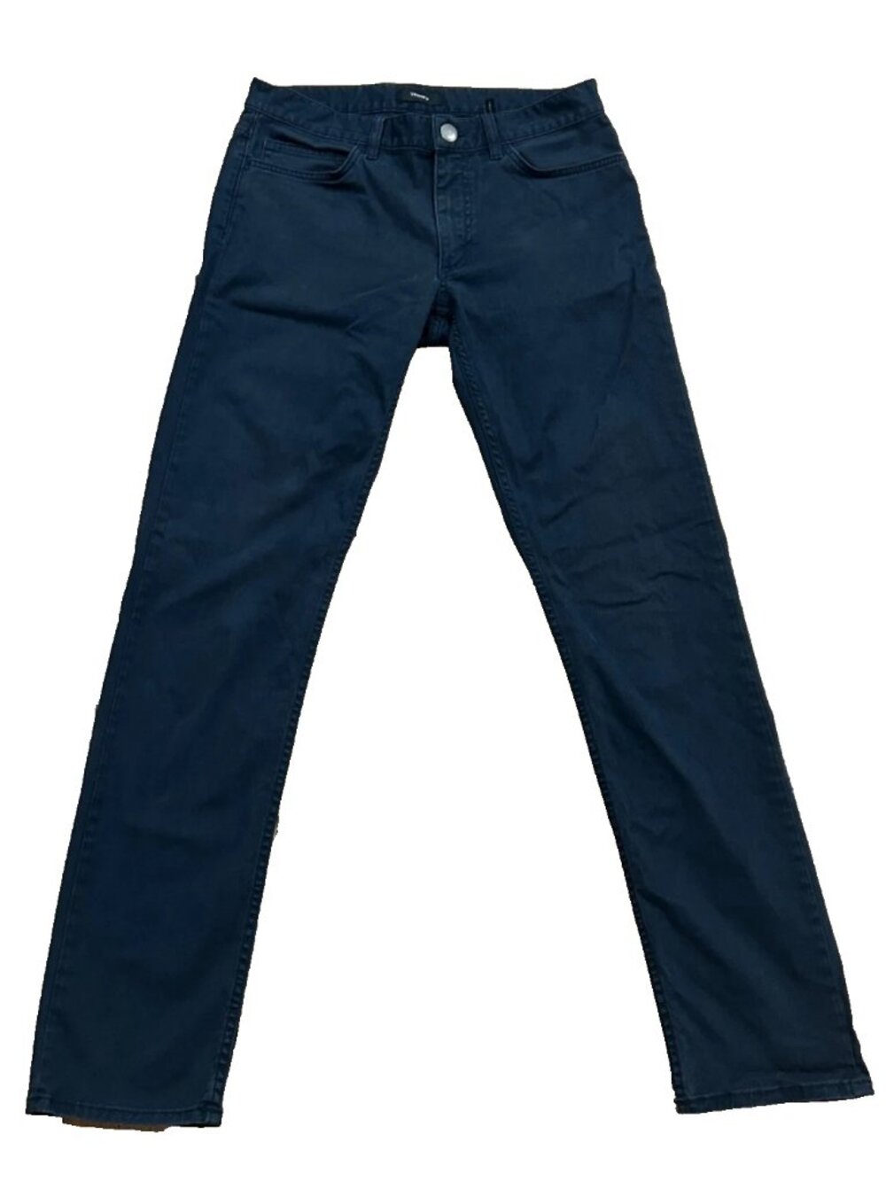 Theory Men's Navy Haydin Pants Cotton Stretch Straight Leg Size 29